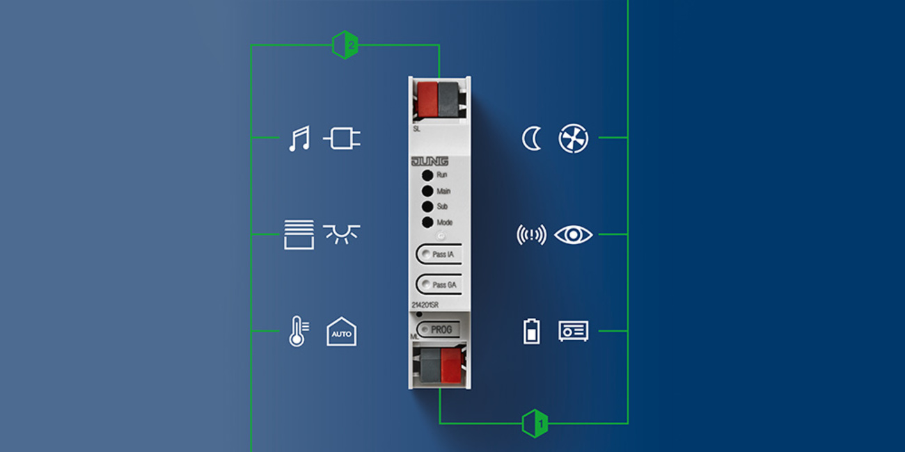 KNX Bereichs- und Linienkoppler bei Eltec Brückl GmbH in Lauter-Bernsbach